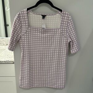 NWT Ann Taylor Square Neck Top